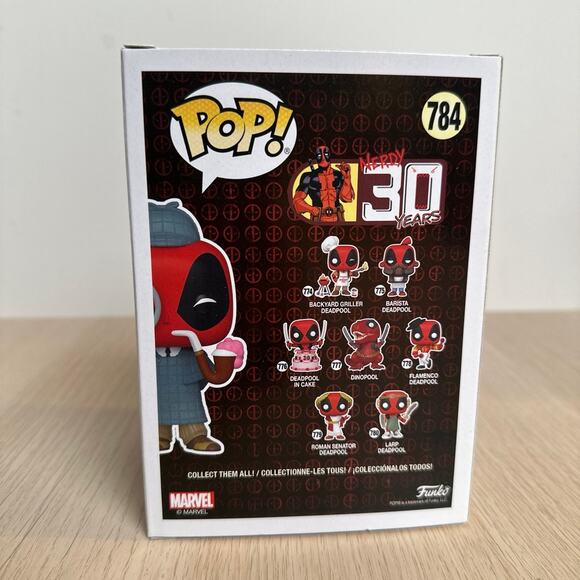 Sherlock Deadpool Funko Pop 784 GameStop Exclusive NEW - Picture 3 of 5